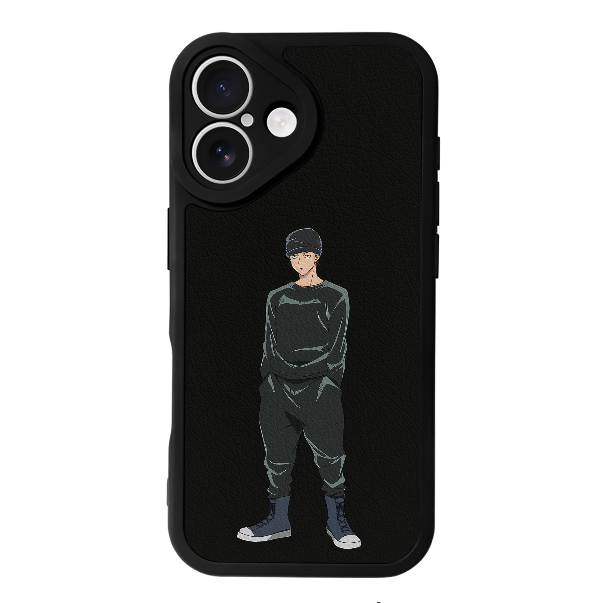 （画像用） 呪術廻戦 Jujutsu Kaisen 【iPhone 16シリーズ対応】シリコンスマホケース（レザー調） 材質：シリコン